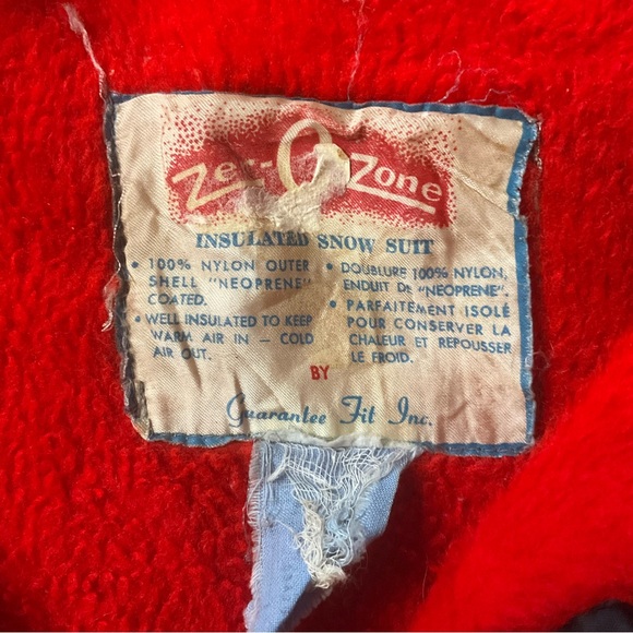 COPY - Vintage navy blue one piece snowmobile snowsuit - Picture 3 of 11